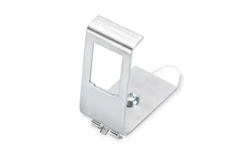 DIN rail adapter for 1x Keystone module