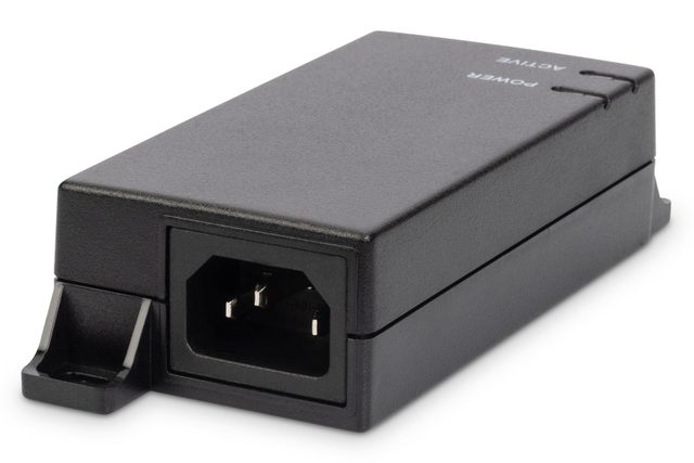 Gigabit Ethernet PoE Injector, 802.3af, 15,4 W