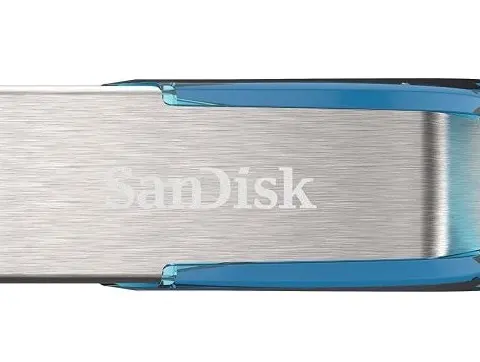 SanDisk Ultra Flair USB flash drive 64 GB USB Type-A 3.2 Gen 1 (3.1 Gen 1) Blue, Silver