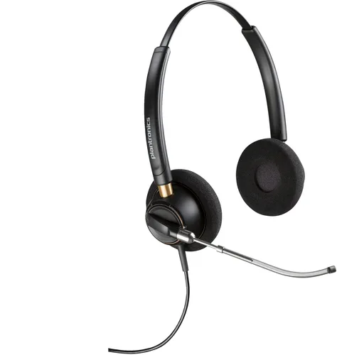 HP Poly EncorePro 520V Binaural Headset VoiceTube +Quick Disconnect