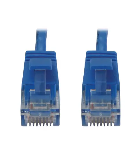 Tripp Lite N261-006-BL Cat6a 10G Snagless Molded UTP Ethernet Cable (RJ45 M/M), PoE, Blue, 6 ft. (1.8 m)