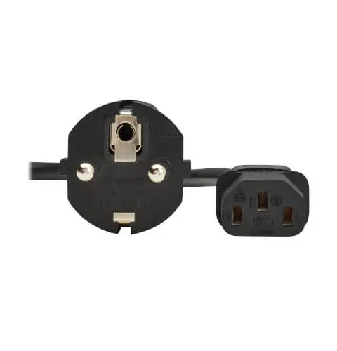 Eaton P054-02M-EU power cable Black 2 m CEE7/7 IEC C13
