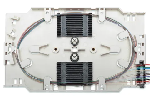 Digitus Splice cassette with 12 pigtails; pre-assembled