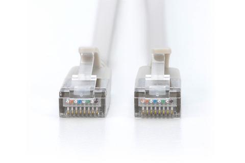CAT 6A F-FTP Slim patch cord, 1m, gray