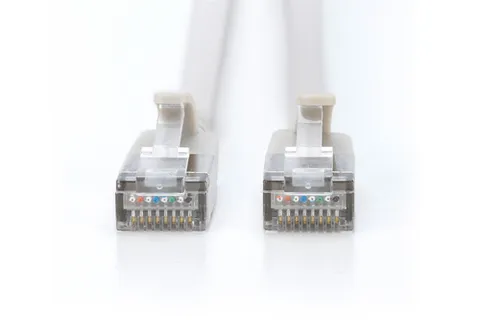 CAT 6A F-FTP Slim patch cord, 1m, gray