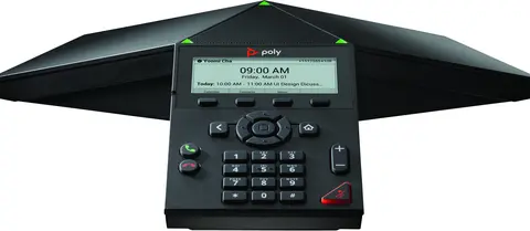 HP Poly Trio 8300 IP Conference Phone and PoE-enabled No Radio